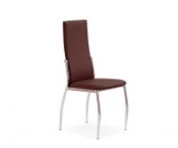 Kovové židle - barva HNĚDÁ