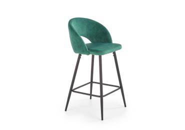 Barová židle CHITUNDO, tmavě zelená