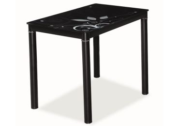 Jídelní stůl NEFON 100x60 cm, černá