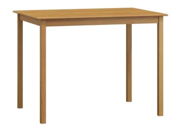 Stůl DASHEN 1, 100 x 55 cm, masiv borovice, moření olše