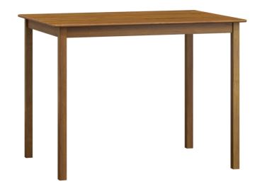 Stůl DASHEN 1, 150 x 75 cm, masiv borovice, moření dub